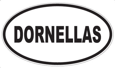 DORNELLAS - Oval Sticker