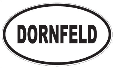 DORNFELD - Oval Sticker