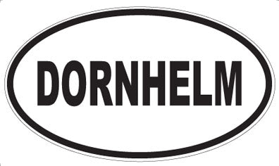 DORNHELM - Oval Sticker