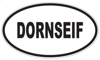 DORNSEIF - Oval Sticker