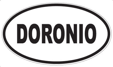 DORONIO - Oval Sticker