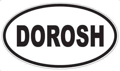 DOROSH - Oval Magnet