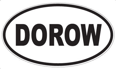 DOROW - Oval Sticker