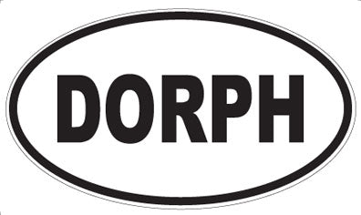 DORPH - Oval Sticker