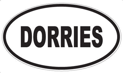 DORRIES - Oval Magnet
