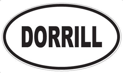 DORRILL - Oval Sticker