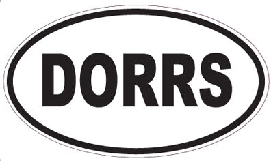DORRS - Oval Magnet