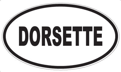 DORSETTE - Oval Sticker