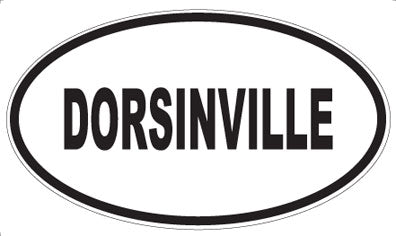 DORSINVILLE - Oval Sticker