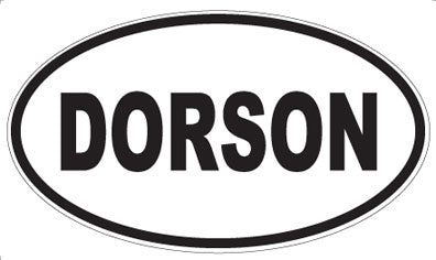 DORSON - Oval Sticker