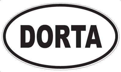 DORTA - Oval Sticker