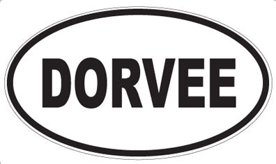 DORVEE - Oval Sticker