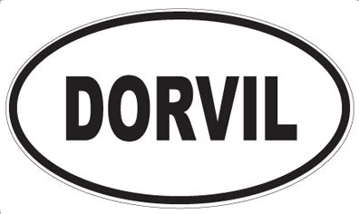 DORVIL - Oval Sticker