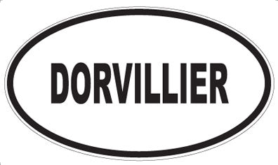 DORVILLIER - Oval Sticker
