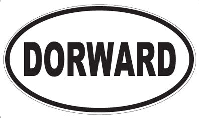 DORWARD - Oval Sticker