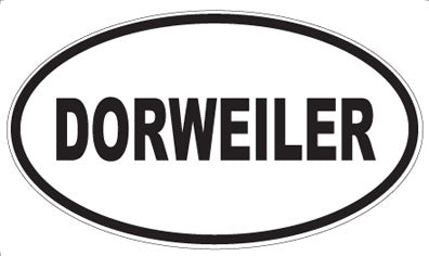DORWEILER - Oval Magnet