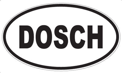 DOSCH - Oval Sticker
