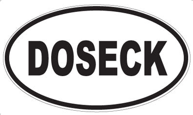 DOSECK - Oval Magnet