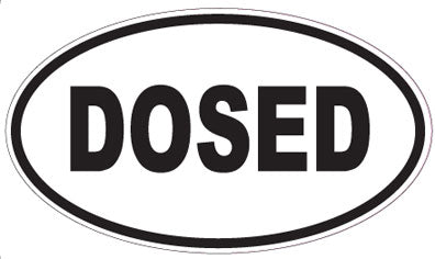 DOSED - Oval Magnet