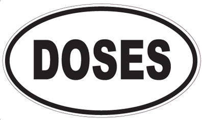 DOSES - Oval Magnet