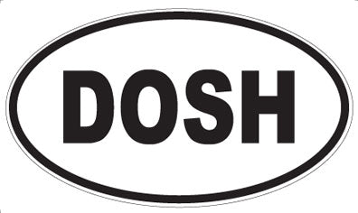 DOSH - Oval Sticker