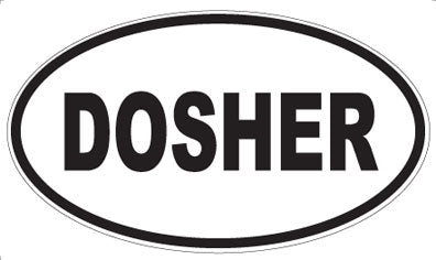 DOSHER - Oval Magnet