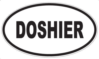 DOSHIER - Oval Magnet