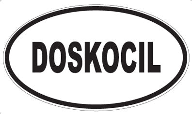 DOSKOCIL - Oval Sticker
