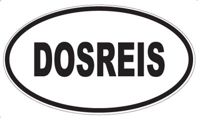 DOSREIS - Oval Magnet