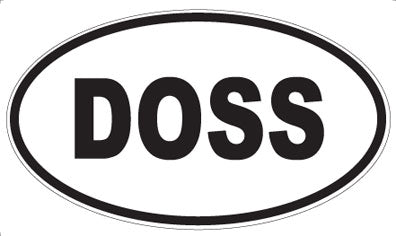 DOSS - Oval Magnet