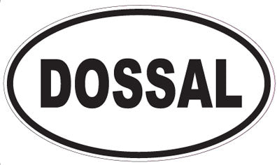 DOSSAL - Oval Sticker