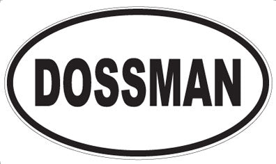 DOSSMAN - Oval Magnet