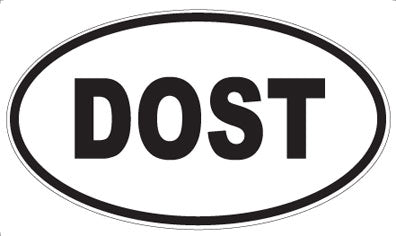DOST - Oval Magnet