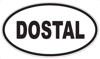 DOSTAL - Oval Sticker