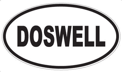 DOSWELL - Oval Sticker