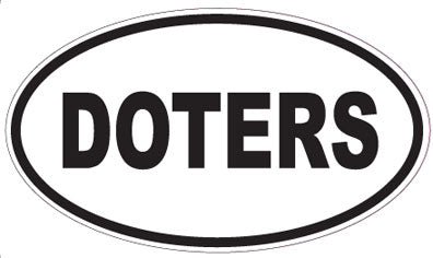 DOTERS - Oval Sticker