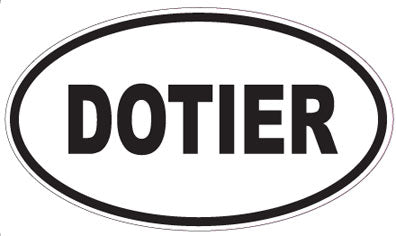DOTIER - Oval Sticker