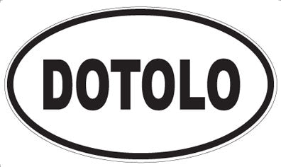 DOTOLO - Oval Sticker