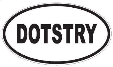 DOTSTRY - Oval Sticker