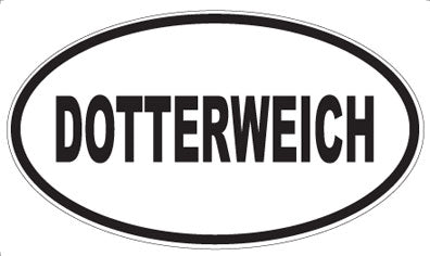 DOTTERWEICH - Oval Magnet