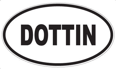 DOTTIN - Oval Sticker