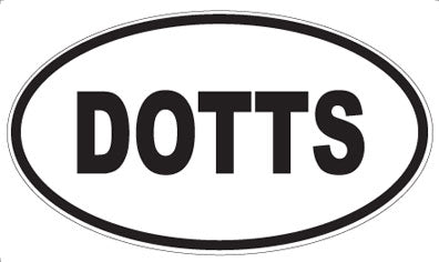 DOTTS - Oval Magnet