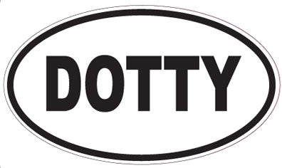 DOTTY - Oval Magnet