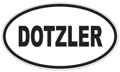 DOTZLER - Oval Magnet