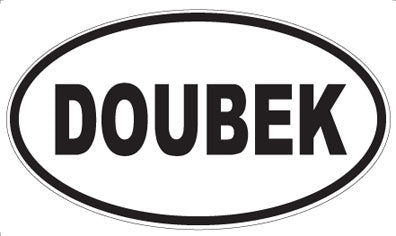 DOUBEK - Oval Magnet