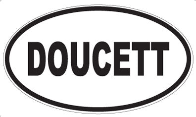 DOUCETT - Oval Magnet