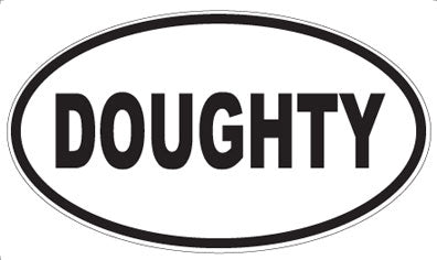 DOUGHTY - Oval Magnet