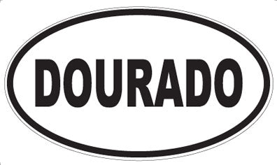 DOURADO - Oval Magnet