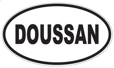 DOUSSAN - Oval Sticker