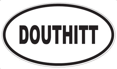 DOUTHITT - Oval Magnet